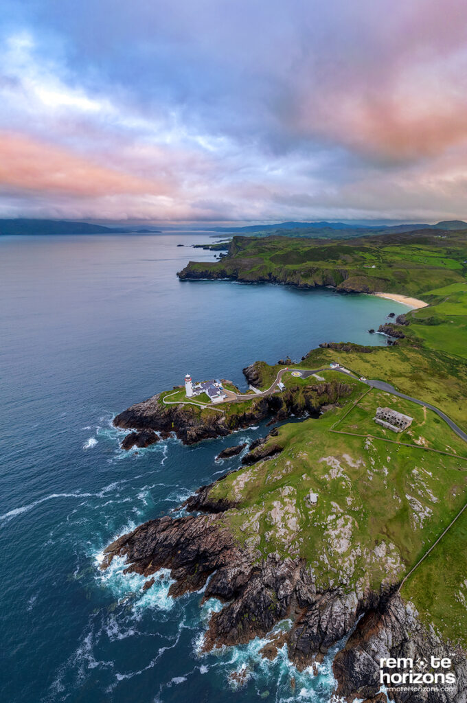 Landscape photograph of Fanad Lighthouse in Ireland.