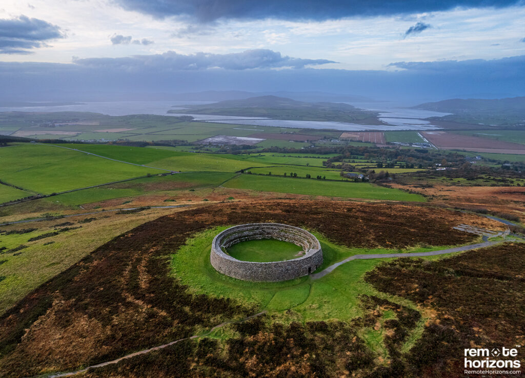 Aerial landscape photograph taken with DJI Air 2s in Ireland
